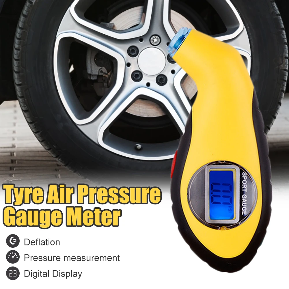 Tyre Air Pressure Gauge Meter Electronic Digital LCD Car Tire Manometer Barometers Tester Tool for Auto Car Motorcycle
Tyre Air Pressure Gauge Meter Electronic Digital LCD Car Tire Manometer Barometers Tester Tool for Auto Car Motorcycle