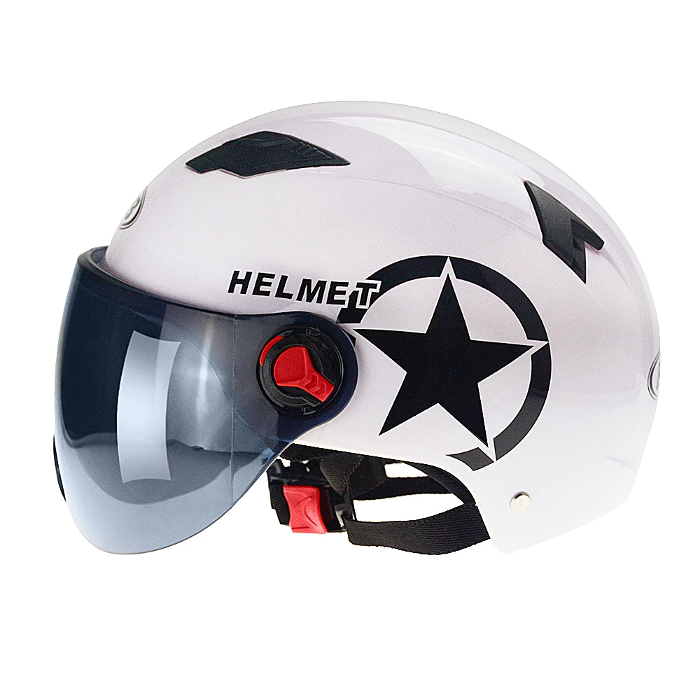 1PC Electric Motor Car Helmet Scooter Bike Open Face Half Baseball Cap Anti-UV Safety Hard Hat Bicycle Helmet
1PC Electric Motor Car Helmet Scooter Bike Open Face Half Baseball Cap Anti-UV Safety Hard Hat Bicycle Helmet