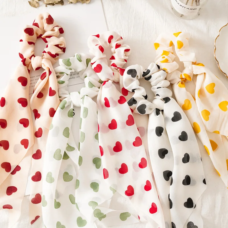 Fashion Bow Hair Scraf Women Scrunchie Cute Floral Heart Print Elastic Hair Band Ponytail Holder Hairband Women Hair Accessories
Fashion Bow Hair Scraf Women Scrunchie Cute Floral Heart Print Elastic Hair Band Ponytail Holder Hairband Women Hair Accessories