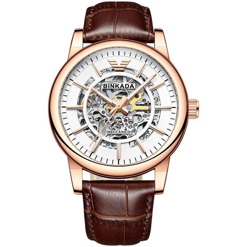 Men's Watch Fully Automatic Mechanical Watch Waterproof Luminous High Quality Fashion Tourbillon Hollow Leather Strap Watch
Men's Watch Fully Automatic Mechanical Watch Waterproof Luminous High Quality Fashion Tourbillon Hollow Leather Strap Watch