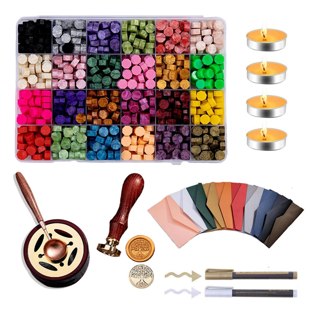 New Retro Fire Paint Seal Set Sealing Wax Kit Retro Paint Sealing Wax With Melting Furnace 24 Colors Wax Beads Paint Sealing Wax
New Retro Fire Paint Seal Set Sealing Wax Kit Retro Paint Sealing Wax With Melting Furnace 24 Colors Wax Beads Paint Sealing Wax