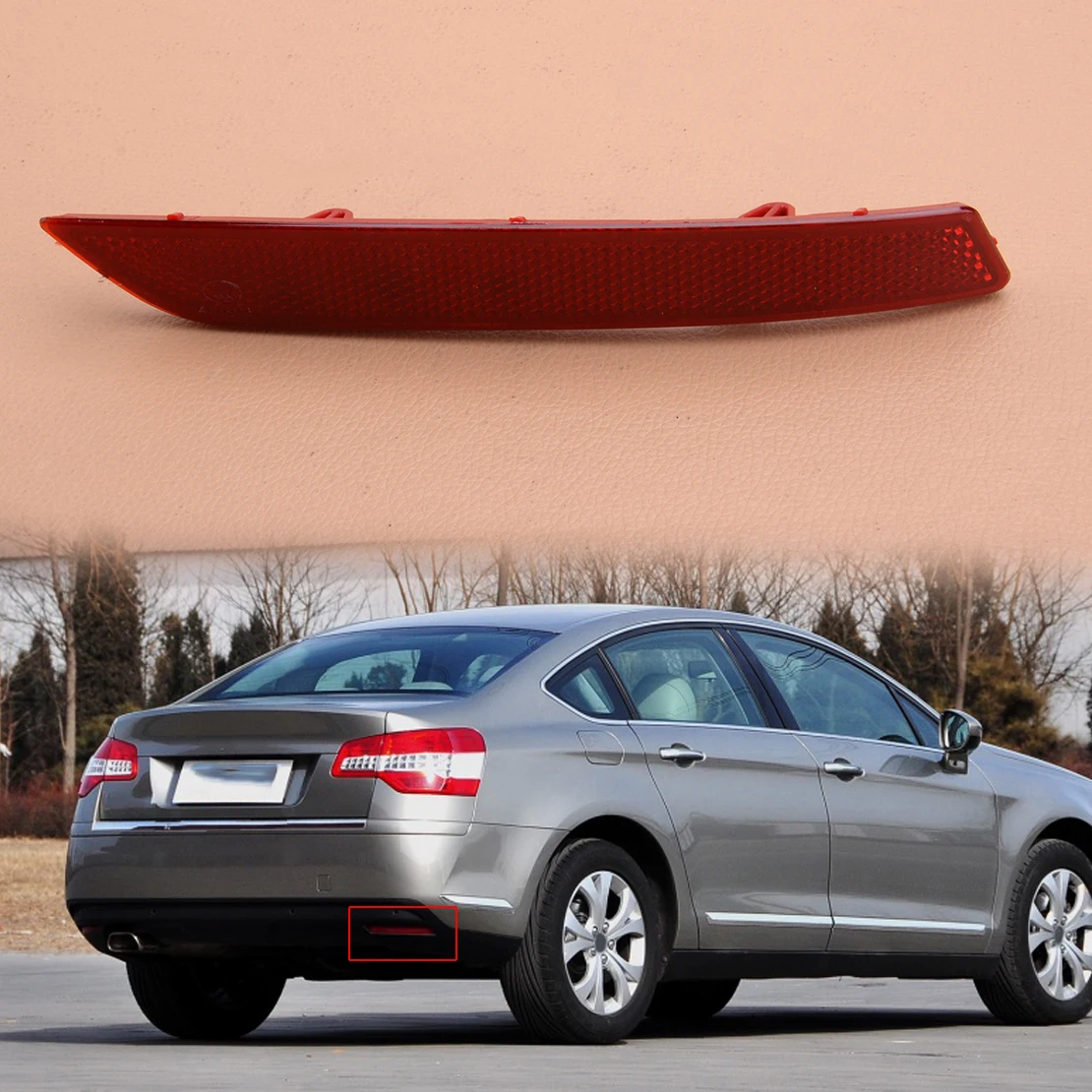 Right Car Red Rear Bumper Reflector Tail Light Lamp Fit For Citroen C5 2008 2009 2010 2011 2012 2013 2014 2015
Right Car Red Rear Bumper Reflector Tail Light Lamp Fit For Citroen C5 2008 2009 2010 2011 2012 2013 2014 2015