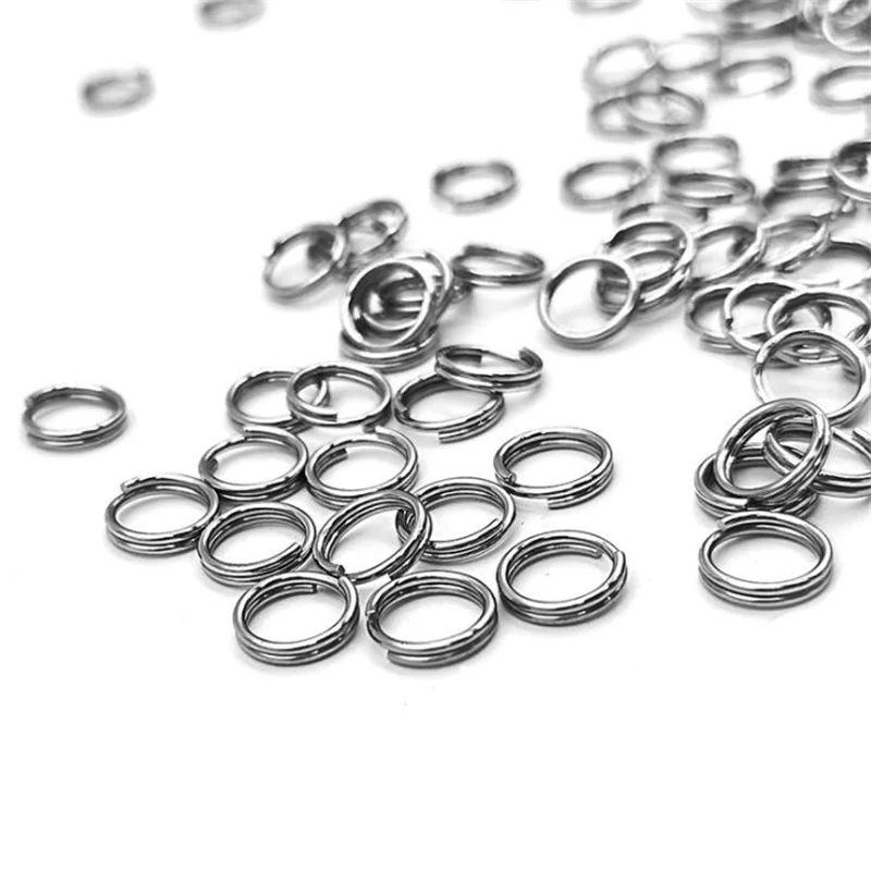 100pcs/lot 6 8 10 12 15 Mm Stainless Steel Jump Split Rings Key Chain Utility Double Ring Connectors for Diy Jewelry Making
100pcs/lot 6 8 10 12 15 Mm Stainless Steel Jump Split Rings Key Chain Utility Double Ring Connectors for Diy Jewelry Making