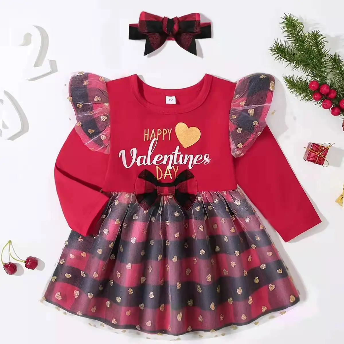 2022 Red Cotton Tutu Dress Girl Christmas Dresses with Headband Kids Halloween Costume Baby Girl Princess Outfit for New Year
2022 Red Cotton Tutu Dress Girl Christmas Dresses with Headband Kids Halloween Costume Baby Girl Princess Outfit for New Year