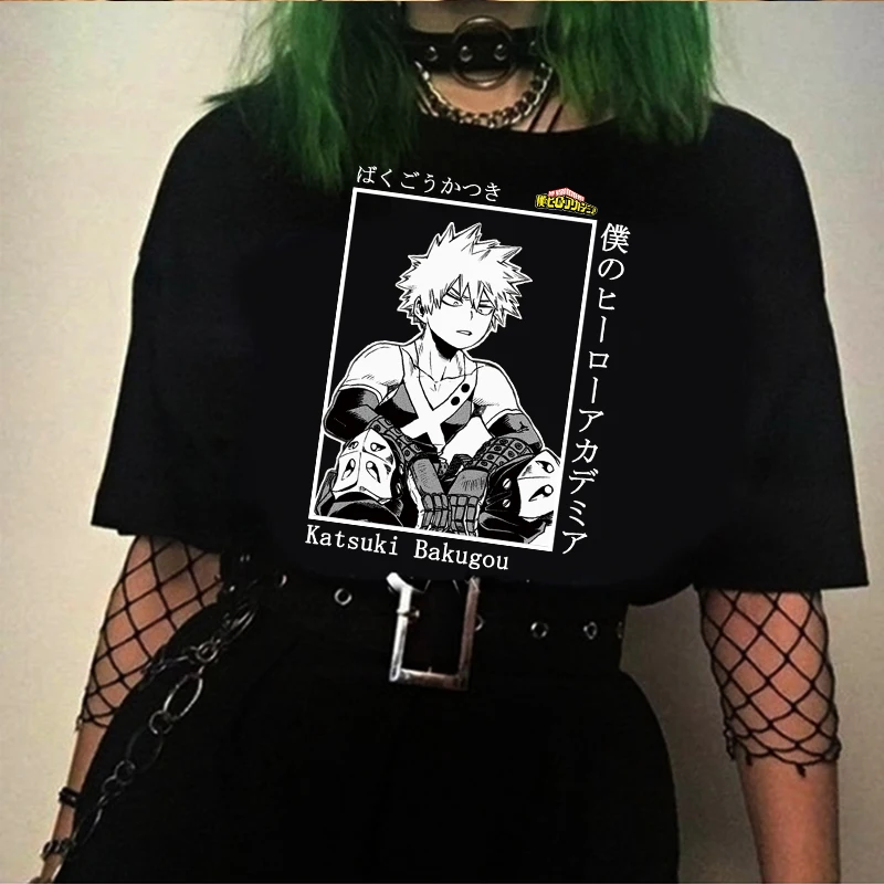 Harajuku Shirt Anime My Boku No Hero Academia Katsuki Bakugou O-neck T-shirt Casual Funny Shirt
Harajuku Shirt Anime My Boku No Hero Academia Katsuki Bakugou O-neck T-shirt Casual Funny Shirt
