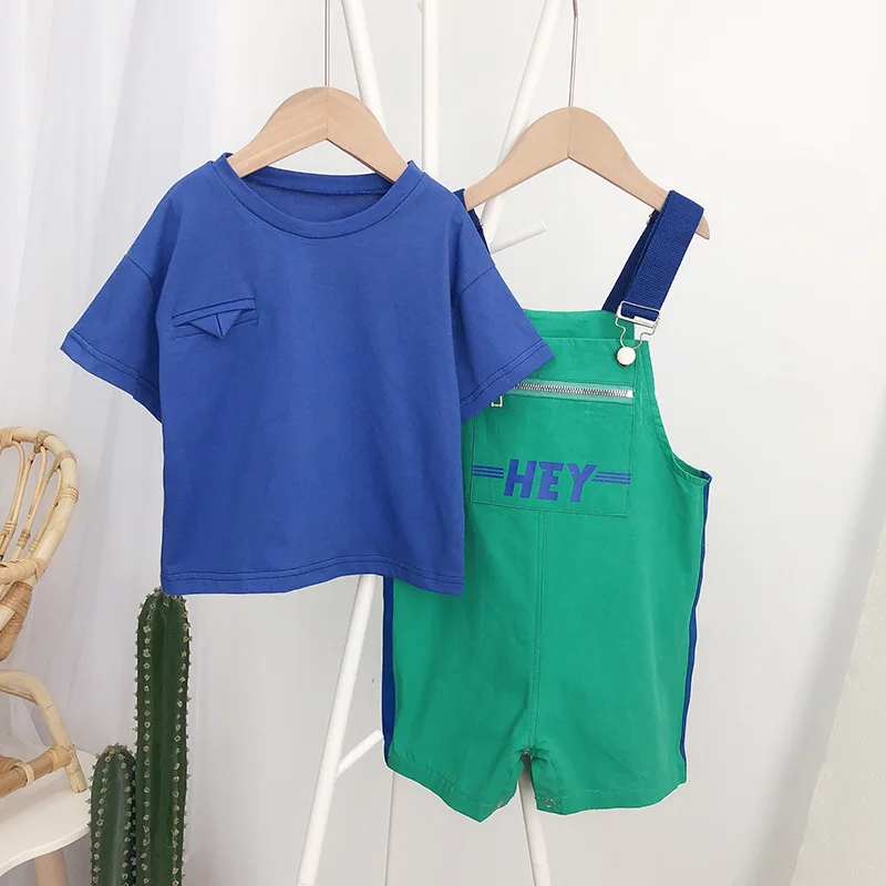 2021 Summer New Baby Boys Sets Kids Lovely Casual Overalls Suits Cotton Blue T Shirt Letters Loose Overall Boys 2pcs Set 2-7 Y
2021 Summer New Baby Boys Sets Kids Lovely Casual Overalls Suits Cotton Blue T Shirt Letters Loose Overall Boys 2pcs Set 2-7 Y
