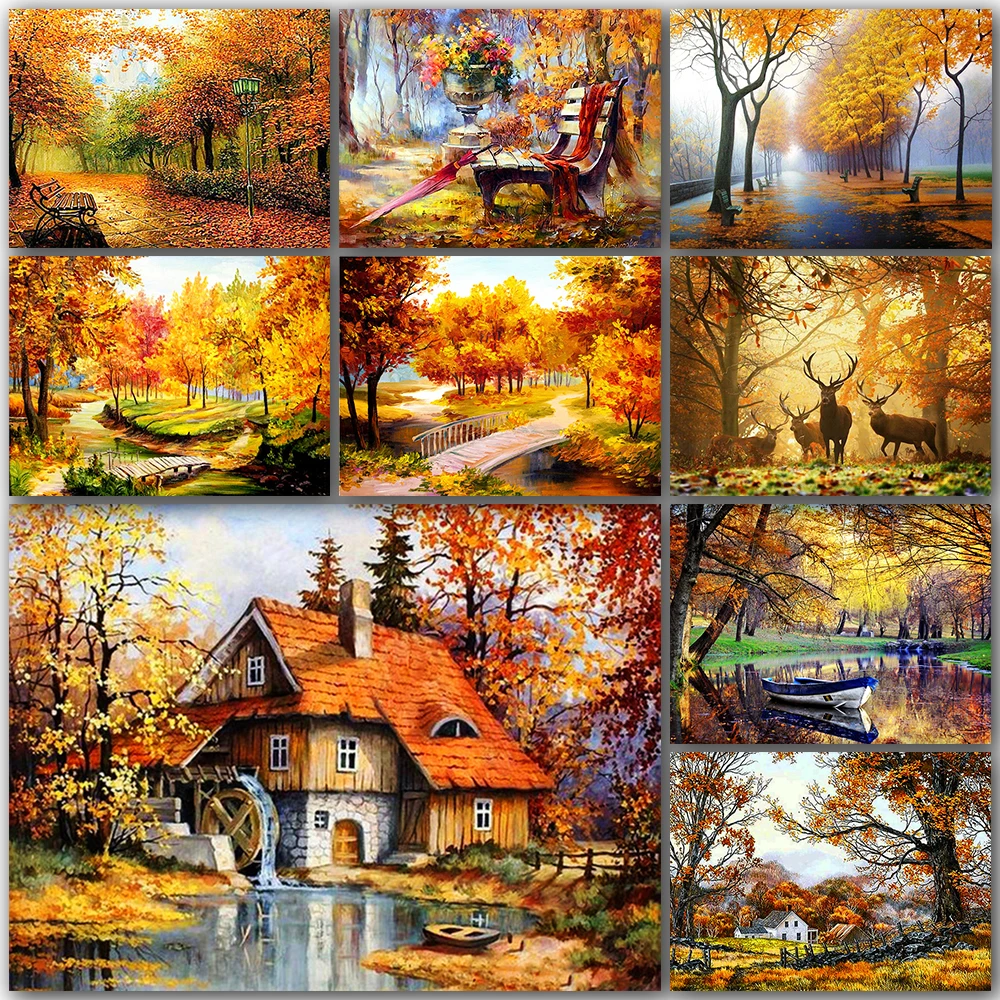 Full Round Diamond Painting Tree 5D DIY Diamond Embroidery Landscape Autumn Rhinestone Art Home Decor
Full Round Diamond Painting Tree 5D DIY Diamond Embroidery Landscape Autumn Rhinestone Art Home Decor