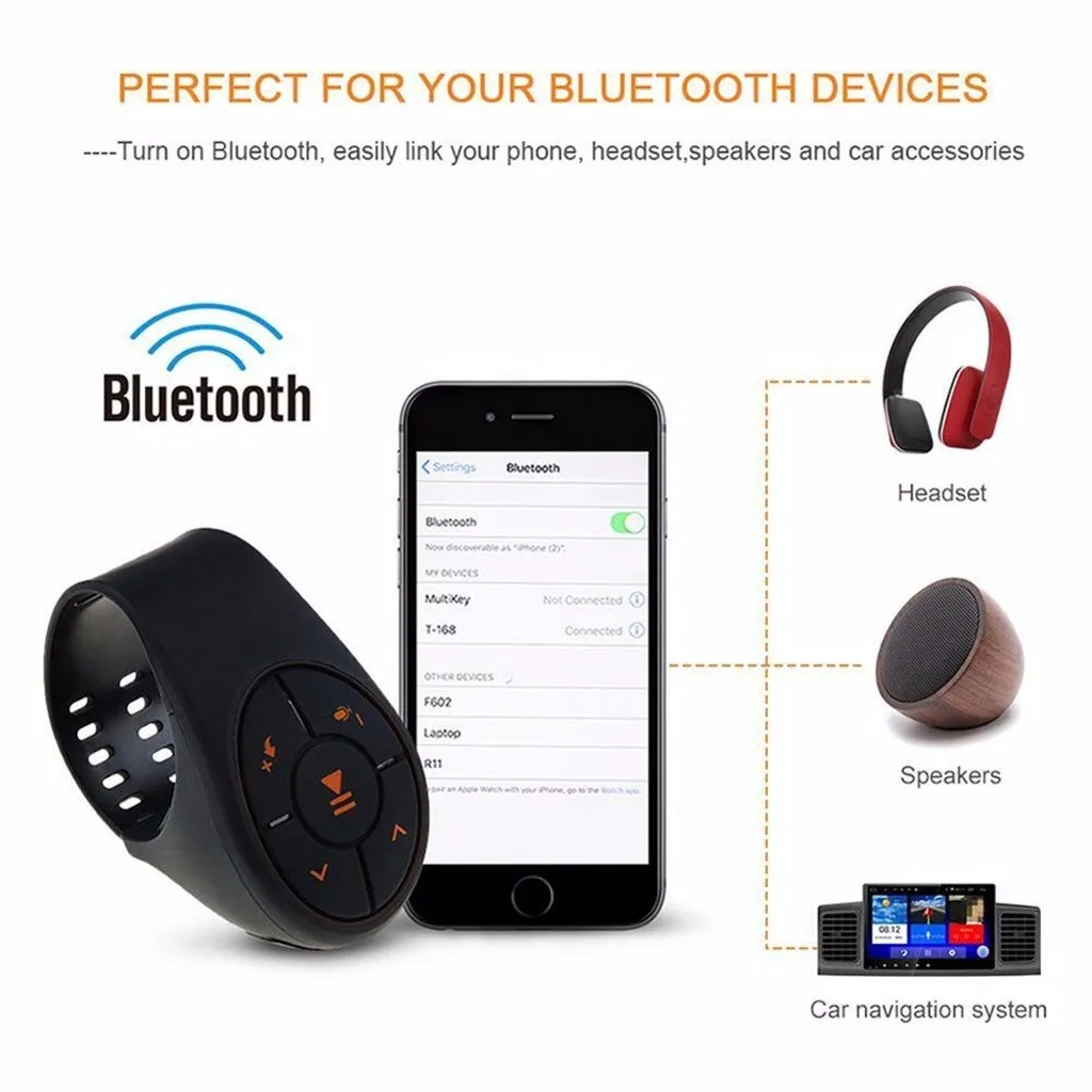 Wireless Car Steering Wheel Handsfree Bluetooth Remote Control Multimedia Player Repeater Dongles
Wireless Car Steering Wheel Handsfree Bluetooth Remote Control Multimedia Player Repeater Dongles