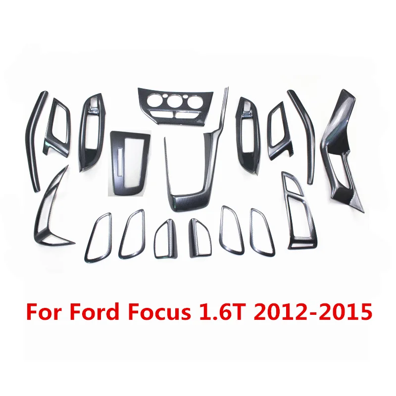 Carbon Fiber Printed Car Steering Wheel Gear Panel Center Console Cover Outlets Moulding Trim for Ford Focus 1.6T 2012-2015
Carbon Fiber Printed Car Steering Wheel Gear Panel Center Console Cover Outlets Moulding Trim for Ford Focus 1.6T 2012-2015