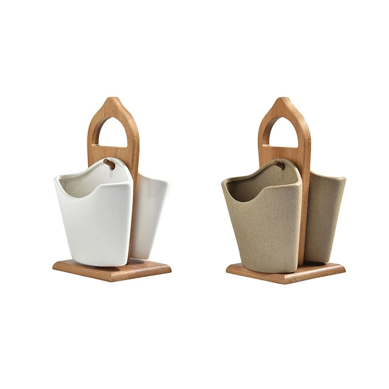 Creative Japanese Bamboo Wood Ceramic Chopstick Holder with Rack Kitchen Storage Supplies Tableware Spoon Storage
Creative Japanese Bamboo Wood Ceramic Chopstick Holder with Rack Kitchen Storage Supplies Tableware Spoon Storage