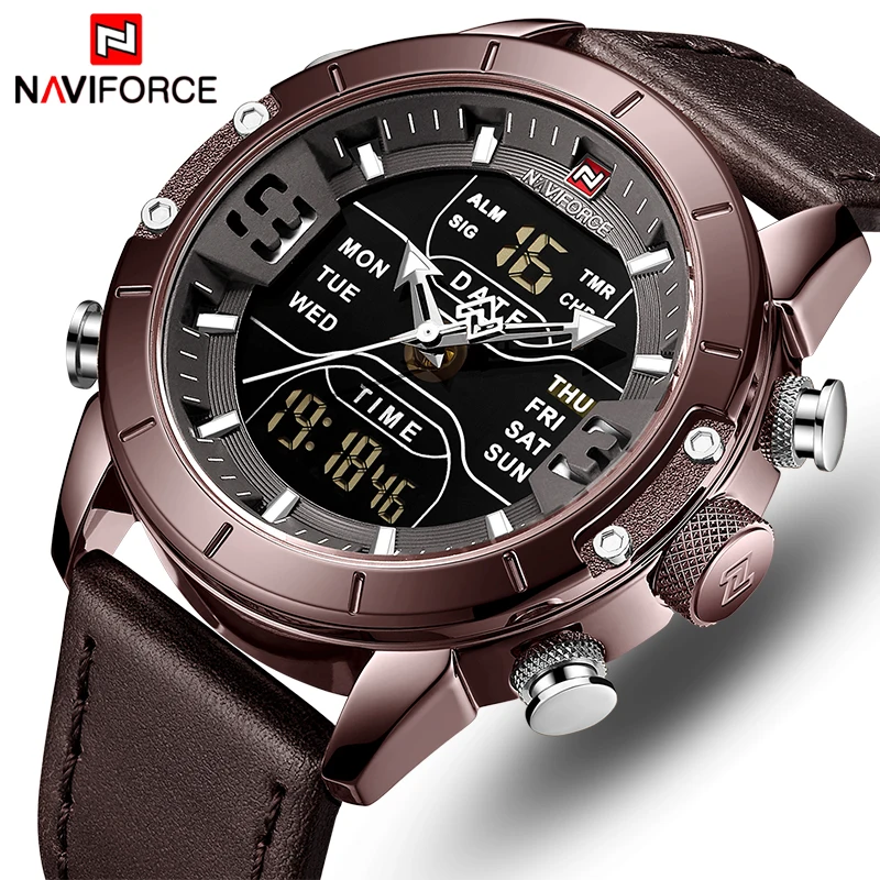 Часы наручные NAVIFORCE Мужские кварцевые, брендовые Роскошные модные водонепроницаемые спортивные светодиодные цифровые
Часы наручные NAVIFORCE Мужские кварцевые, брендовые Роскошные модные водонепроницаемые спортивные светодиодные цифровые