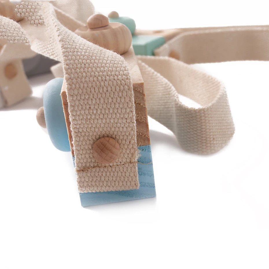 Let's make 1 шт. детская деревянная игрушечная камера модная подвеска для маленьких