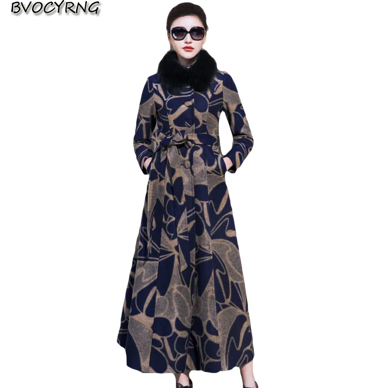 fashion Print Cashmere Coat Female Long Leisure Jacket Winter Thick Woolen Parka New High end Women big size Slim outerwear
fashion Print Cashmere Coat Female Long Leisure Jacket Winter Thick Woolen Parka New High end Women big size Slim outerwear