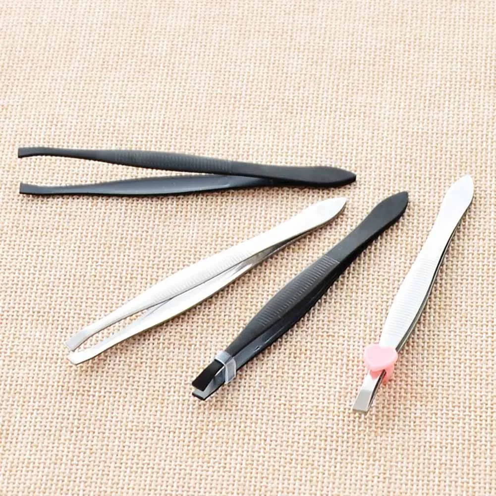 1PC Eyebrow Tweezer Stainless Steel Slant Tip Eyes Tweezer Clip For Face Hair Removal Make Up Beauty Tools Random color
1PC Eyebrow Tweezer Stainless Steel Slant Tip Eyes Tweezer Clip For Face Hair Removal Make Up Beauty Tools Random color