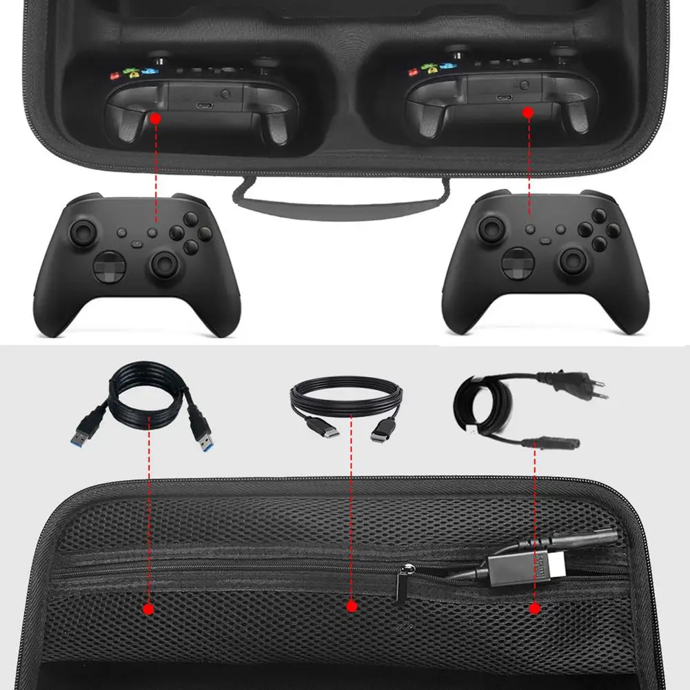 For Xbox Series X Game Console Storage Bag Shockproof Protective Case For Xbox Gamepad Controller Carry Bag Cover Accessories
For Xbox Series X Game Console Storage Bag Shockproof Protective Case For Xbox Gamepad Controller Carry Bag Cover Accessories