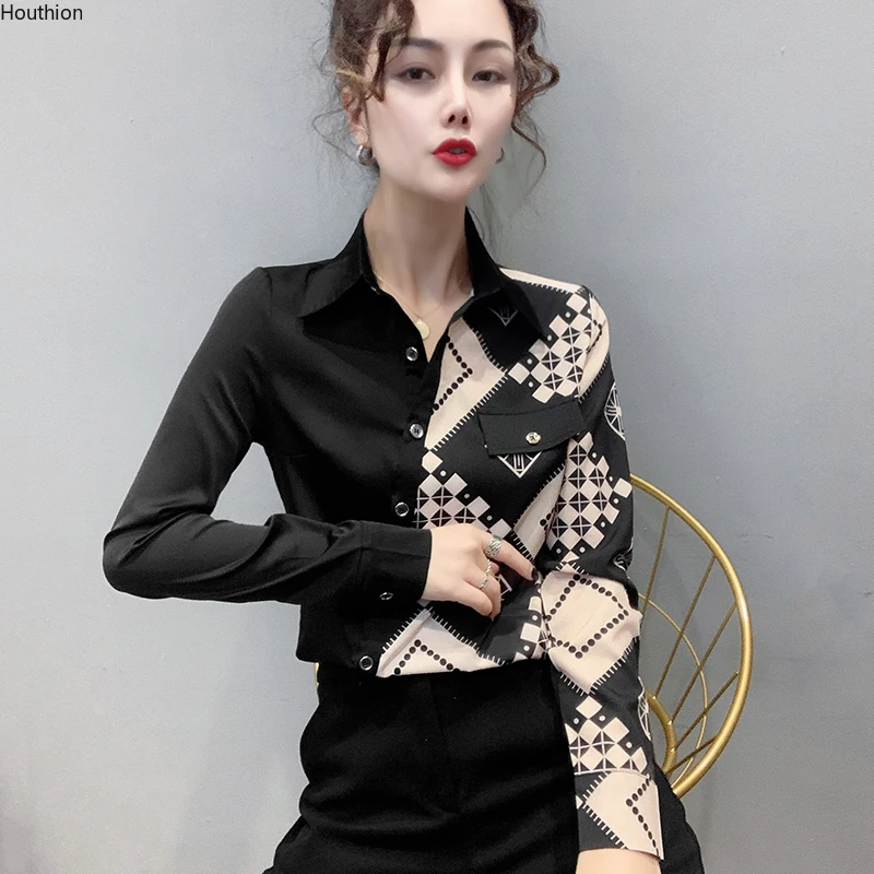 Autumn New Women's Blouses Polo Shirt Long Sleeve Tops Plaid Stitching Blouse Girl Viscose Casual Fashion Lady Loose
Autumn New Women's Blouses Polo Shirt Long Sleeve Tops Plaid Stitching Blouse Girl Viscose Casual Fashion Lady Loose