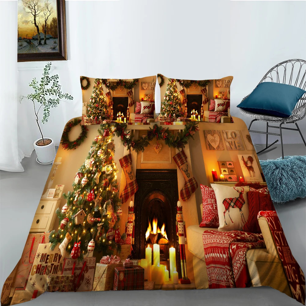 Christmas Duvet Cover Set Twin Full Queen King Size Bed Linen 2-3pcs Bedding Set No Sheet XF1036-26
Christmas Duvet Cover Set Twin Full Queen King Size Bed Linen 2-3pcs Bedding Set No Sheet XF1036-26