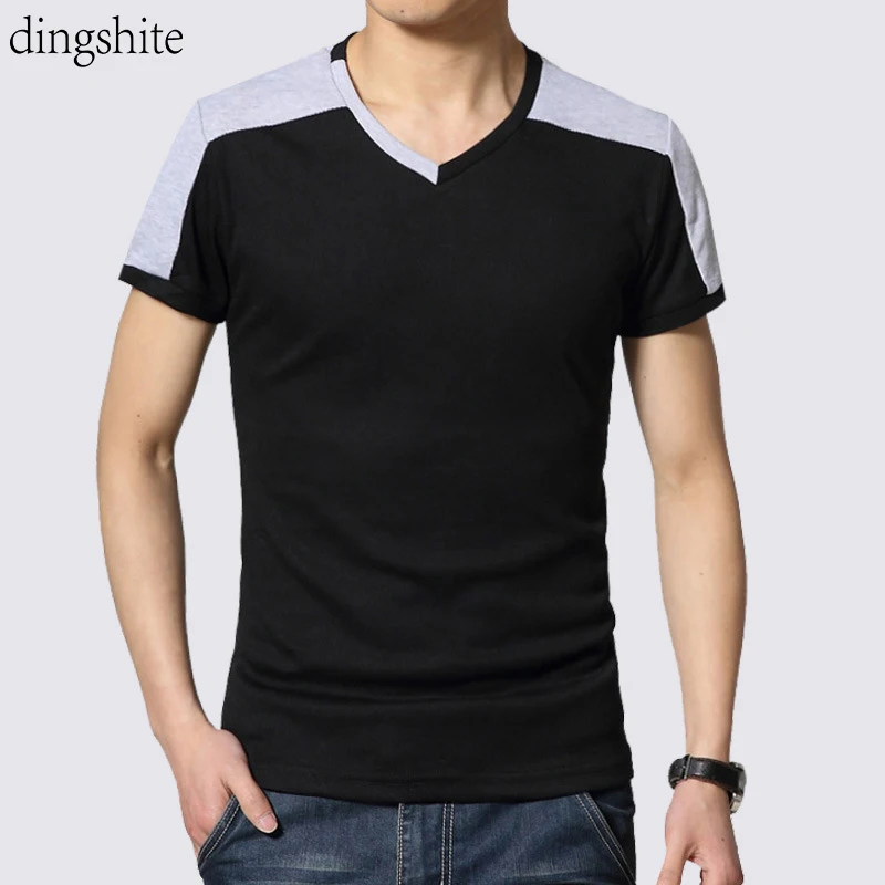 Dingshite Cotton Men's Short Sleeve Splicing T-shirt Korean Slim Fit Men's T-shirt Casual Large Men's Wear
Dingshite Cotton Men's Short Sleeve Splicing T-shirt Korean Slim Fit Men's T-shirt Casual Large Men's Wear