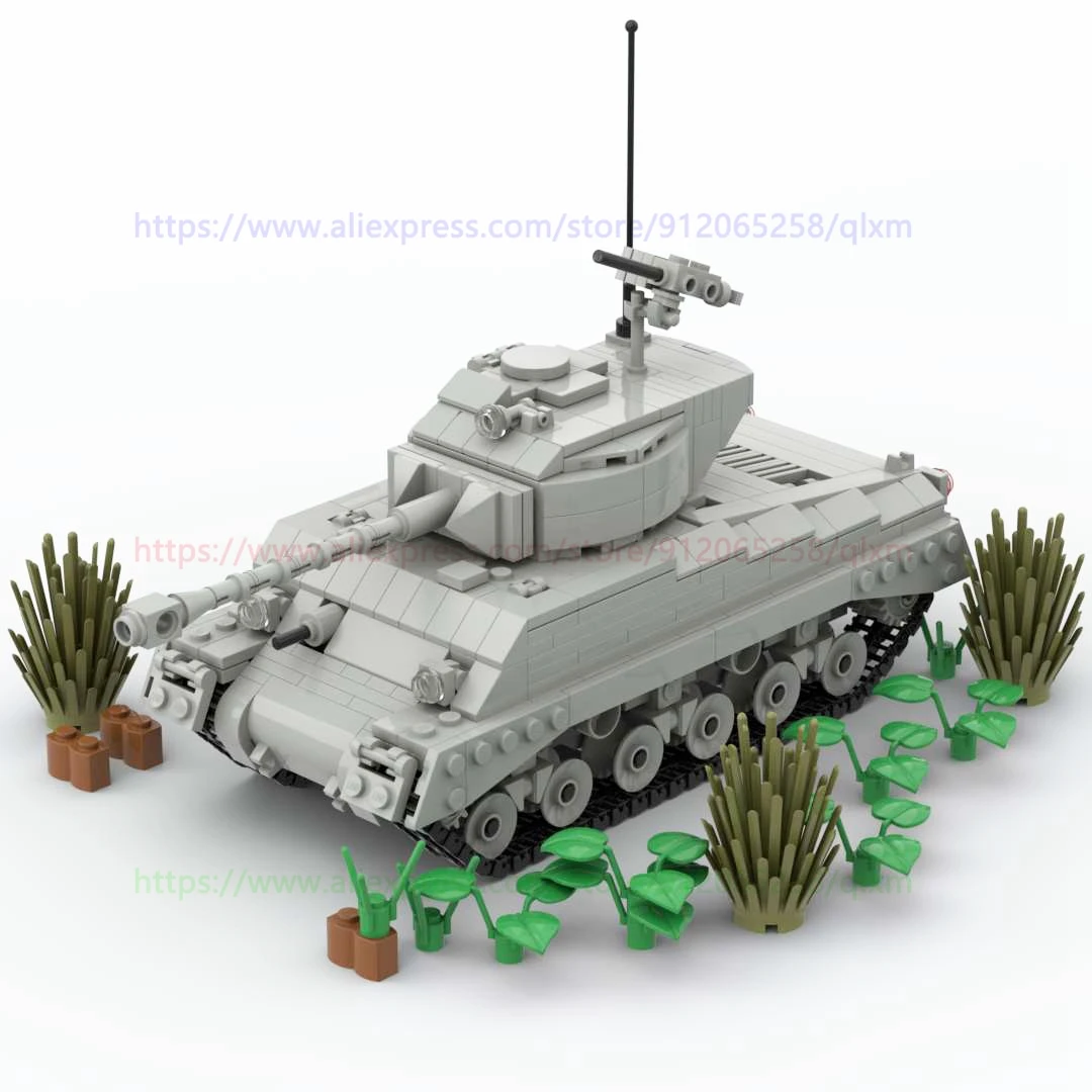 WW2 Weapon Tank Military Series Toy M4A3E8 Building Blocks M4 Sherman Army for Soldier Figures Educational Toys Gift 902pcs
WW2 Weapon Tank Military Series Toy M4A3E8 Building Blocks M4 Sherman Army for Soldier Figures Educational Toys Gift 902pcs