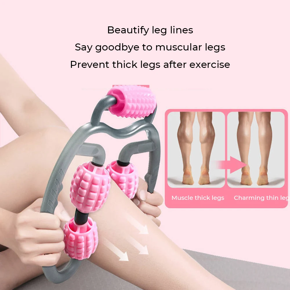 U Shape Trigger Point Massage Roller for Arm Leg Neck Muscle Tissue for Fitness Gym Yoga Pilates Sports 5 Wheel Thighs and Neck
U Shape Trigger Point Massage Roller for Arm Leg Neck Muscle Tissue for Fitness Gym Yoga Pilates Sports 5 Wheel Thighs and Neck