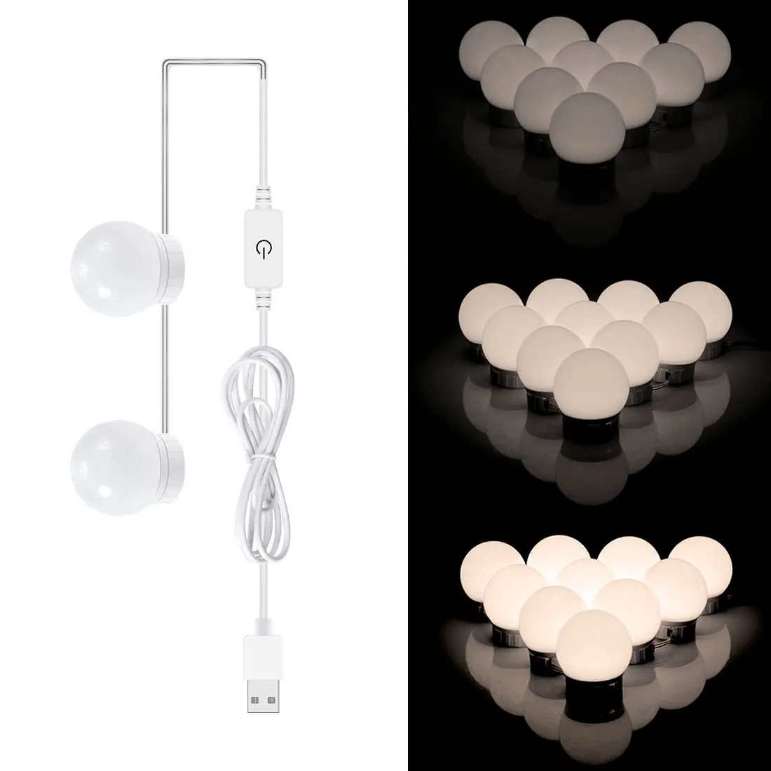 CSHOU170 Led Makeup Mirror Lamp Bulbs Decoration 6 10 14Bulbs Kit Bulb Hollywood Vanity Lights Touch Control for Dressing Table
CSHOU170 Led Makeup Mirror Lamp Bulbs Decoration 6 10 14Bulbs Kit Bulb Hollywood Vanity Lights Touch Control for Dressing Table