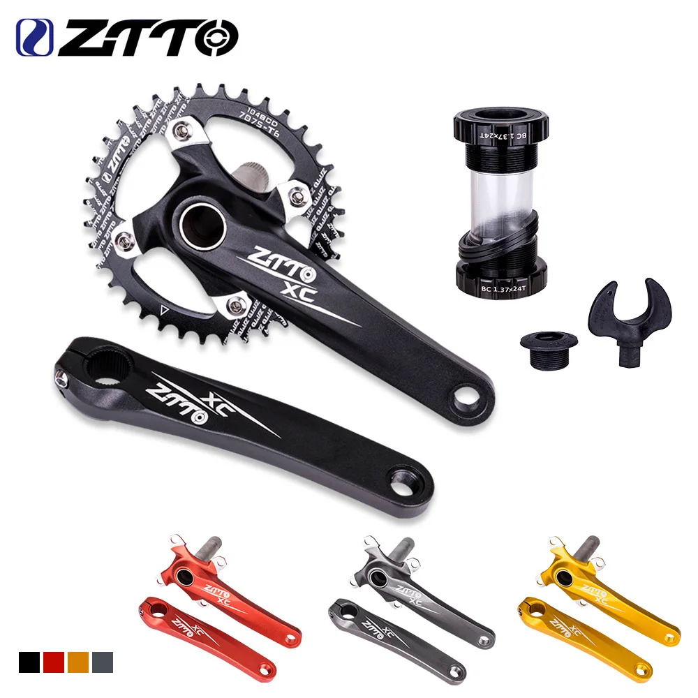 Mtb XC Bicycle Hollow Integrated Crankset Chain Ring 104BCD Chainwheel 32T 34T 36T Single Cog Crank 170mm Axis 24mm 120mm
Mtb XC Bicycle Hollow Integrated Crankset Chain Ring 104BCD Chainwheel 32T 34T 36T Single Cog Crank 170mm Axis 24mm 120mm
