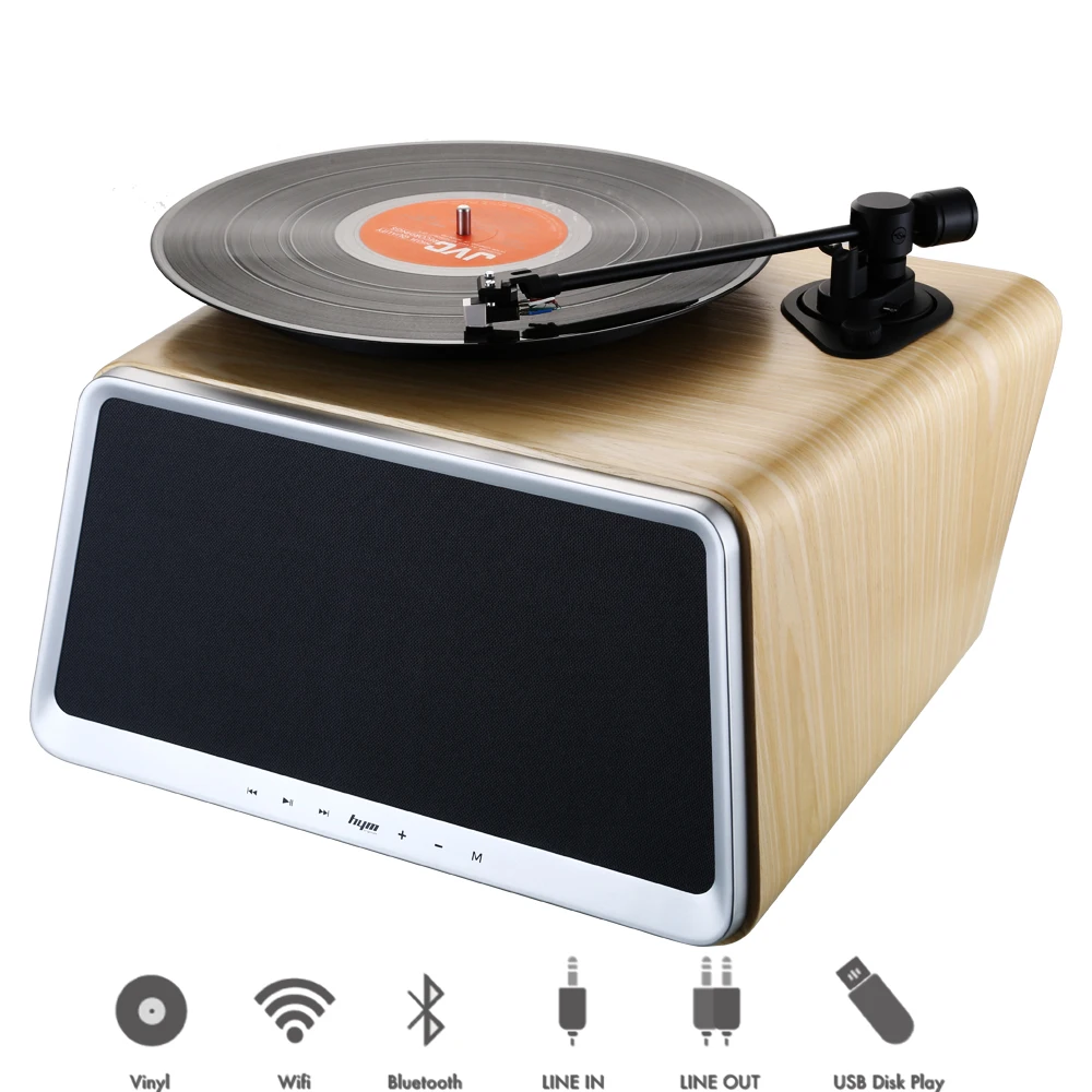 Превосходный проигрыватель виниловых пластинок с 80 Вт Hi-Fi полнодиапазонными динамиками, умный 5-в-1 стереопроигрыватель для виниловых пласт...
Превосходный проигрыватель виниловых пластинок с 80 Вт Hi-Fi полнодиапазонными динамиками, умный 5-в-1 стереопроигрыватель для виниловых пласт...