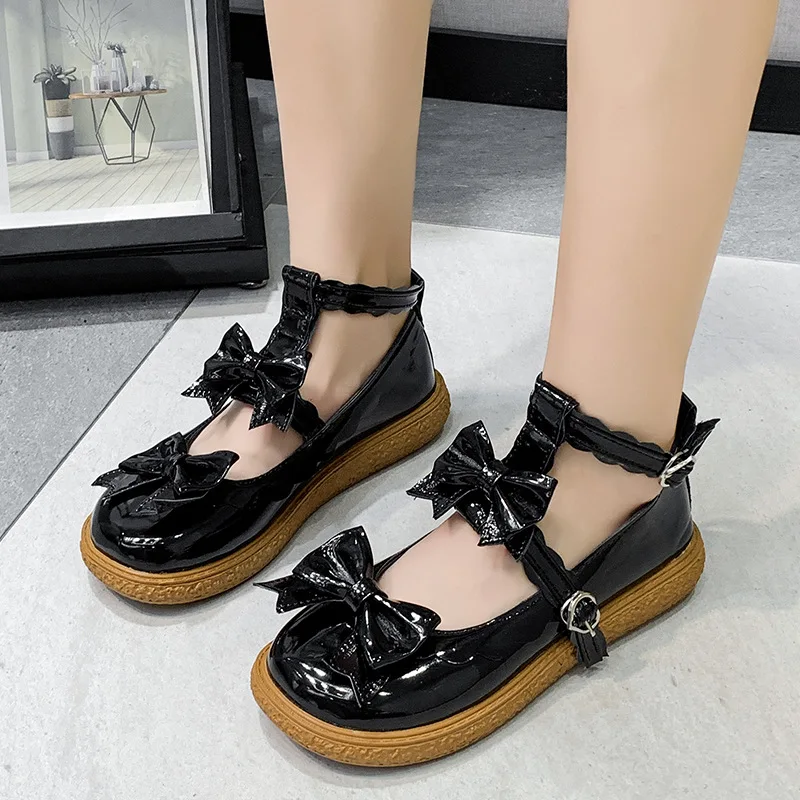 Big Head Bow Japanese Jk Uniform Solid Color Lolita Shoes Women Vintage Anime Cosplay Harajuku Goth Summer Soft Sweet Girls Loli
Big Head Bow Japanese Jk Uniform Solid Color Lolita Shoes Women Vintage Anime Cosplay Harajuku Goth Summer Soft Sweet Girls Loli