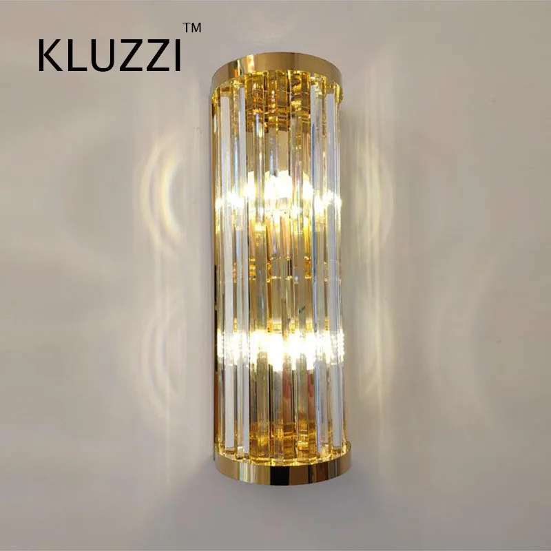 KLUZZI Post-modern Light Luxury Golden Crystal Wall Lamp Simple Bedroom Background Wall Bedside Lamp Corridor Aisle Wall Light 
KLUZZI Post-modern Light Luxury Golden Crystal Wall Lamp Simple Bedroom Background Wall Bedside Lamp Corridor Aisle Wall Light