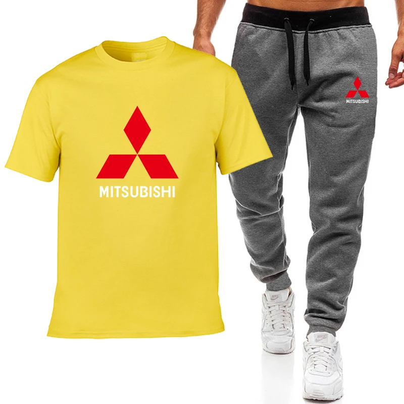 2021 popular new Mitsubishi car logo printed pure cotton men's T-shirt + Sports length pants Set high quality Tshirt sport
2021 popular new Mitsubishi car logo printed pure cotton men's T-shirt + Sports length pants Set high quality Tshirt sport