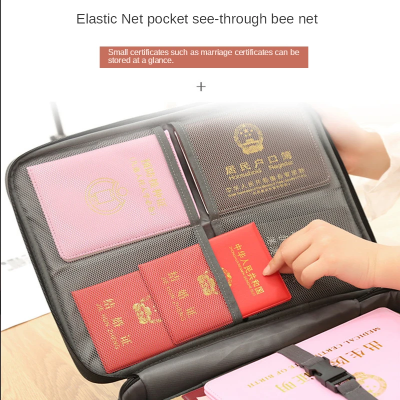 Waterproof Document Storage Bag Large Capacity Office Tickets File Folder Holder Men's Briefcase Organizer Accessories Supplies
Waterproof Document Storage Bag Large Capacity Office Tickets File Folder Holder Men's Briefcase Organizer Accessories Supplies