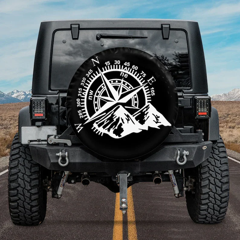 Moutains Compass Lovers Spare Tire Cover For Car - Car Accessories, Custom Spare Tire Covers Your Own Personalized Design,
Moutains Compass Lovers Spare Tire Cover For Car - Car Accessories, Custom Spare Tire Covers Your Own Personalized Design,