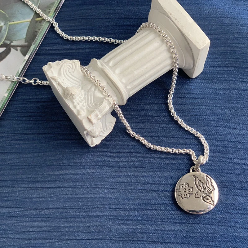 925 sterling silver necklace New fashion, high quality and elegant round pendant necklace holiday birthday gift
925 sterling silver necklace New fashion, high quality and elegant round pendant necklace holiday birthday gift