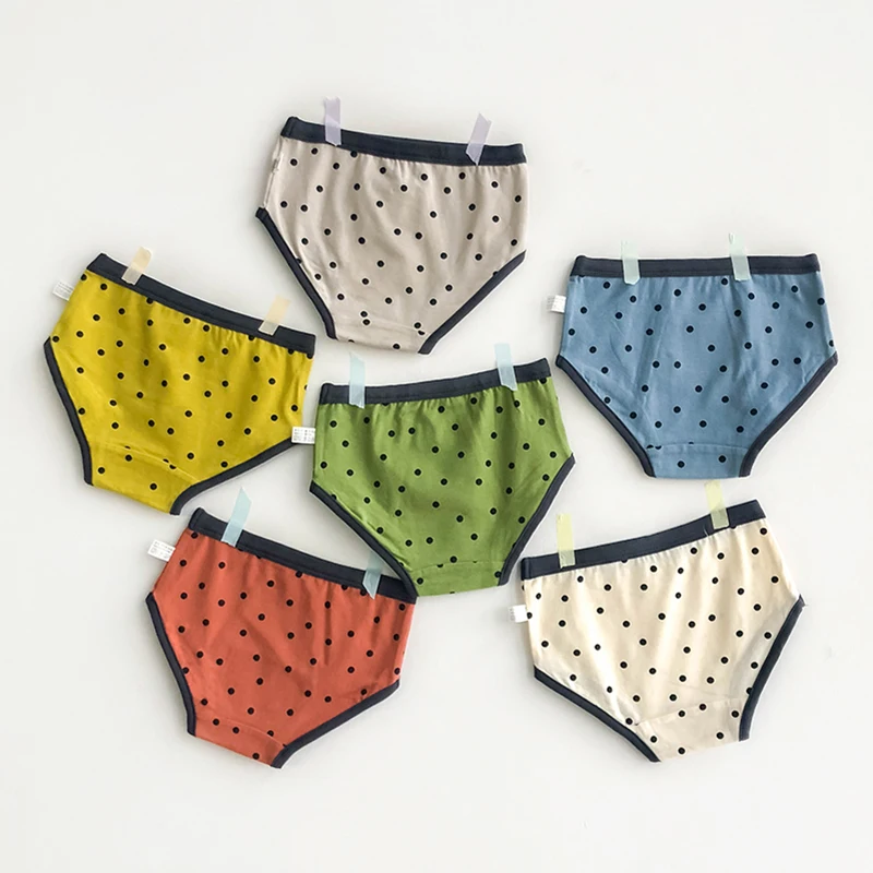 Young Children Cotton Reusable Panties Boxers For Boys Girls Shorts Baby Kawaii Cute Underwear Kids Briefs Dot Print Underpants
Young Children Cotton Reusable Panties Boxers For Boys Girls Shorts Baby Kawaii Cute Underwear Kids Briefs Dot Print Underpants