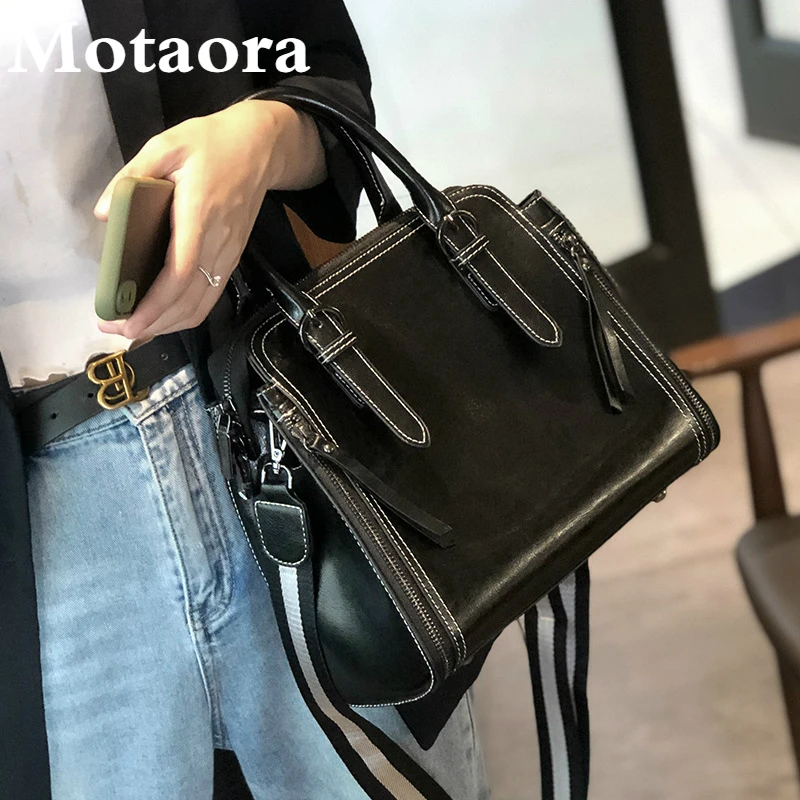Motaora Bags For Women 2020 New Cowhide Leather Handbag Fashion Casual Messenger Bag Female Large Capacity Women Shoulder Bags
Motaora Bags For Women 2020 New Cowhide Leather Handbag Fashion Casual Messenger Bag Female Large Capacity Women Shoulder Bags