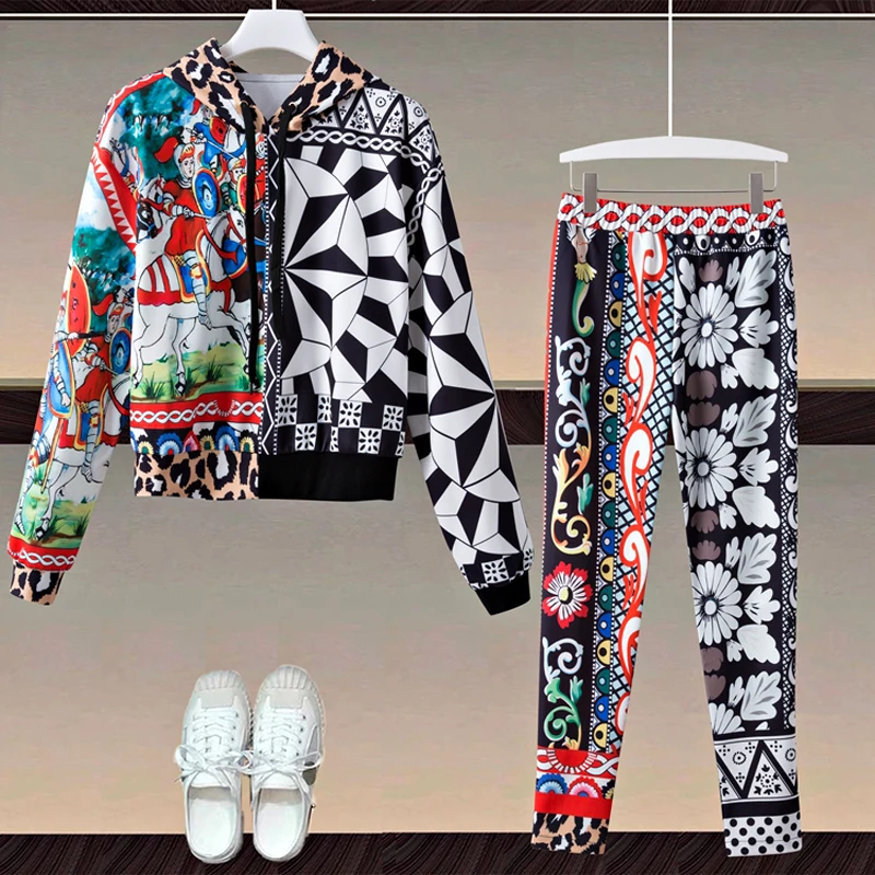 Fashion Autumn New Women's Set Vintage Elegant Designer High Quality Long Sleeve Zipper Tops Casual Pants Office Party Suit
Fashion Autumn New Women's Set Vintage Elegant Designer High Quality Long Sleeve Zipper Tops Casual Pants Office Party Suit