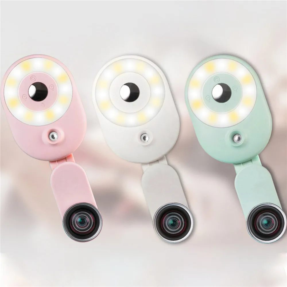 Portable Selfie Fill Light Wide-angle Lens Adjustable Brightness Shooting Light for Phone Live Meeting Lighting Kits
Portable Selfie Fill Light Wide-angle Lens Adjustable Brightness Shooting Light for Phone Live Meeting Lighting Kits