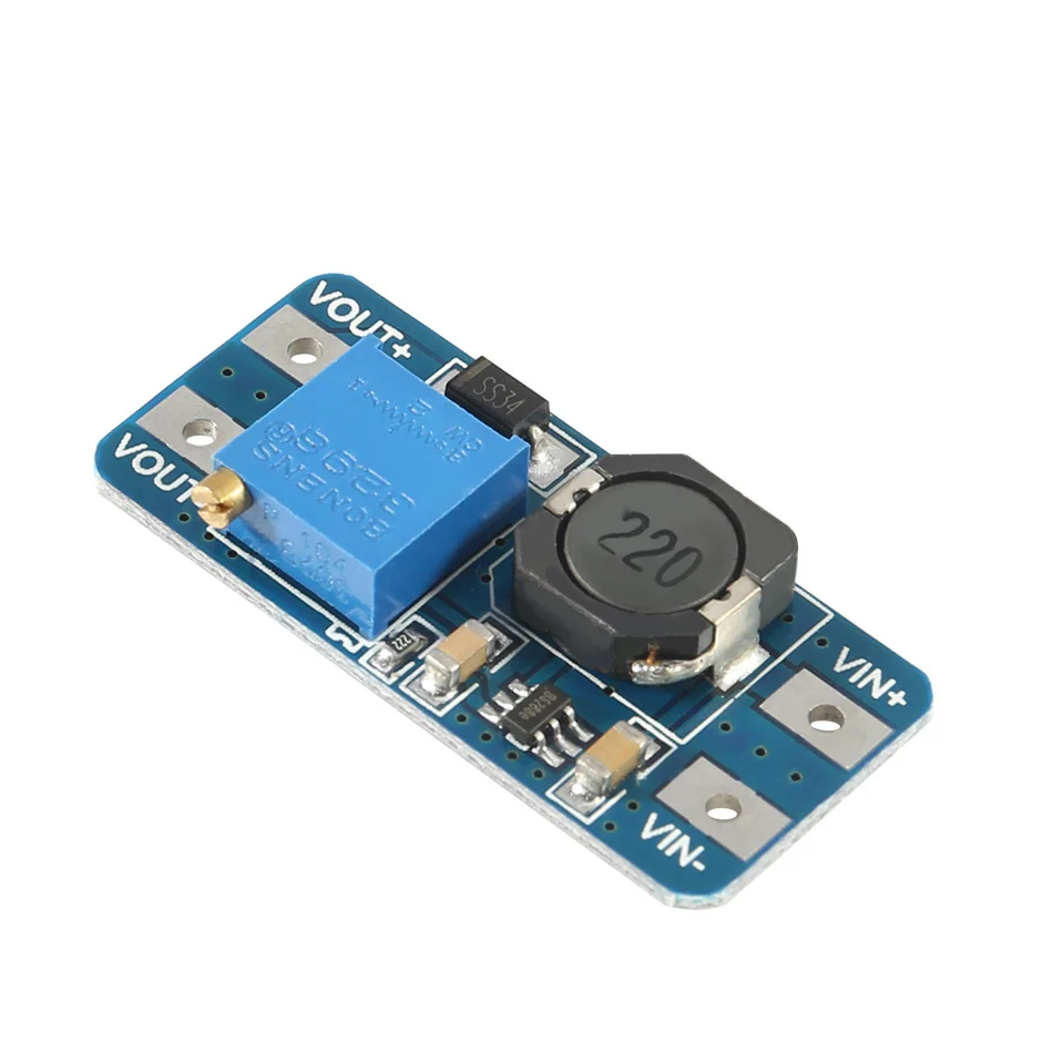1pc MT3608 DC-DC Step Up Converter Booster Power Supply Module Boost Step-up Board with MICRO USB 2V-24V to 5V 9V 12V 28V
1pc MT3608 DC-DC Step Up Converter Booster Power Supply Module Boost Step-up Board with MICRO USB 2V-24V to 5V 9V 12V 28V