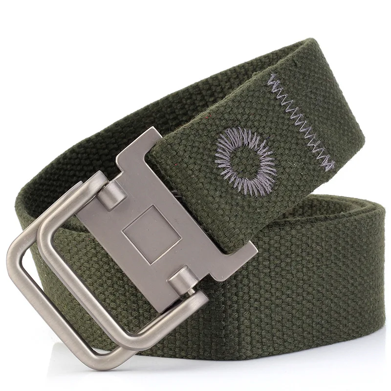 Men's canvas casual belt double ring buckle men's canvas belt thickened canvas belt canvas belt
Men's canvas casual belt double ring buckle men's canvas belt thickened canvas belt canvas belt