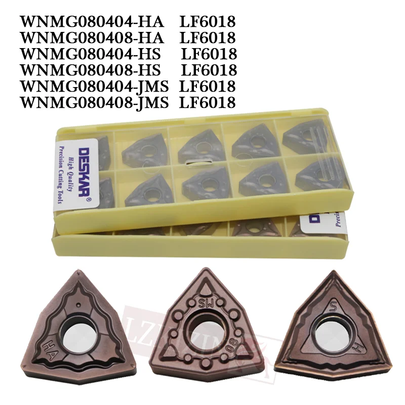 10 шт. WNMG080404 WNMG080408 HA HS JMS LF6018 100% оригинальная карбидная вставка резак токарный станок с ЧПУ для нержавеющей стали
10 шт. WNMG080404 WNMG080408 HA HS JMS LF6018 100% оригинальная карбидная вставка резак токарный станок с ЧПУ для нержавеющей стали