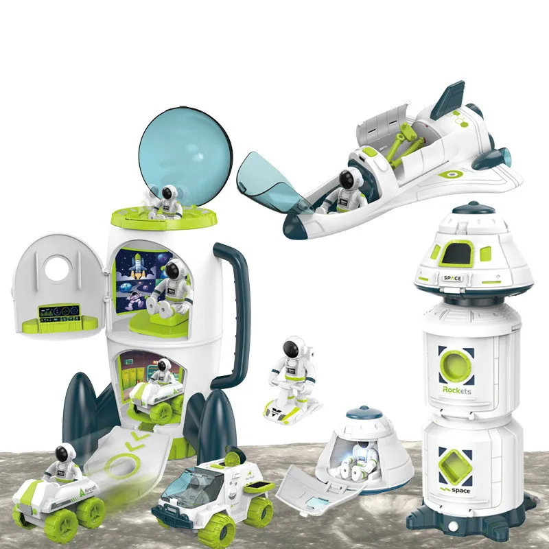 Children's educational acoustic optical axis toys aerospace model space shuttle space station rocket aviation series toys
Children's educational acoustic optical axis toys aerospace model space shuttle space station rocket aviation series toys