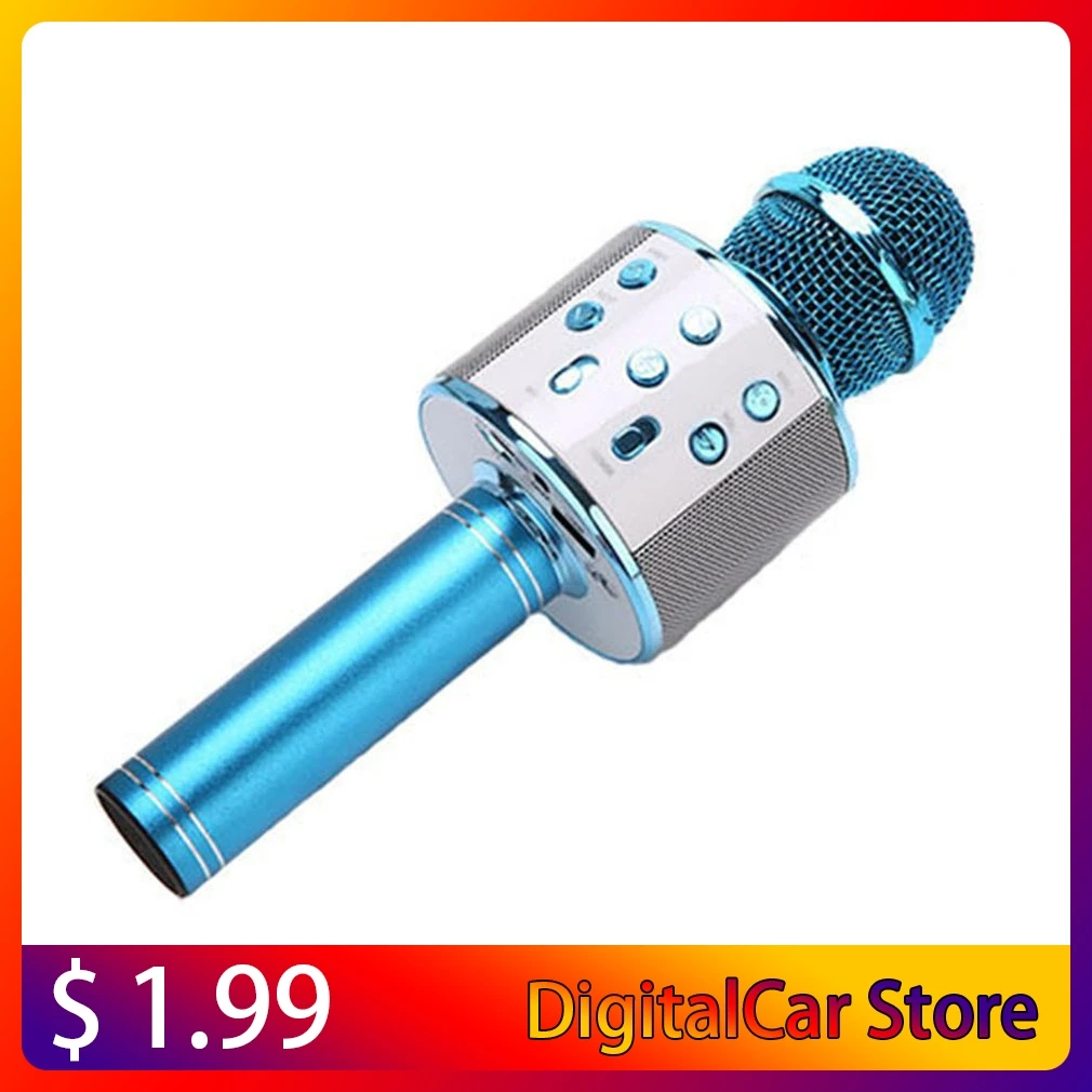 KTV Wireless Karaoke Handheld Microphone USB Player Mic Speaker Portable Christmas Birtay Home Party Handheld Microfone 
KTV Wireless Karaoke Handheld Microphone USB Player Mic Speaker Portable Christmas Birtay Home Party Handheld Microfone
