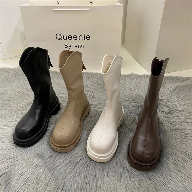Women Ankle Boots Flat Heel Round Toe Ladies Black Beige Leather Boot Shoe Zipper Casual Outdoor Winter High Quality Short Boots
Women Ankle Boots Flat Heel Round Toe Ladies Black Beige Leather Boot Shoe Zipper Casual Outdoor Winter High Quality Short Boots
