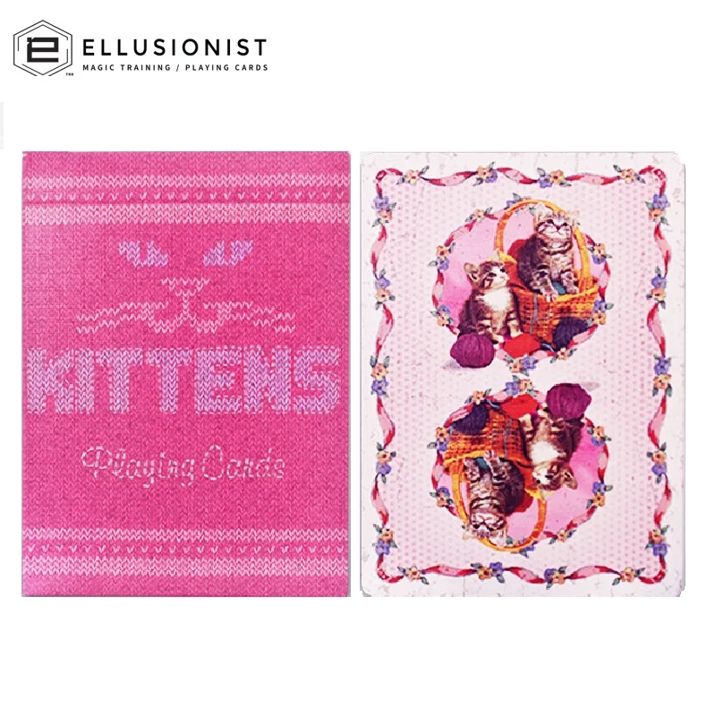 Игровые карты Ellusionist Madison котята коты велосипед с маркировкой Gaff колода Покер