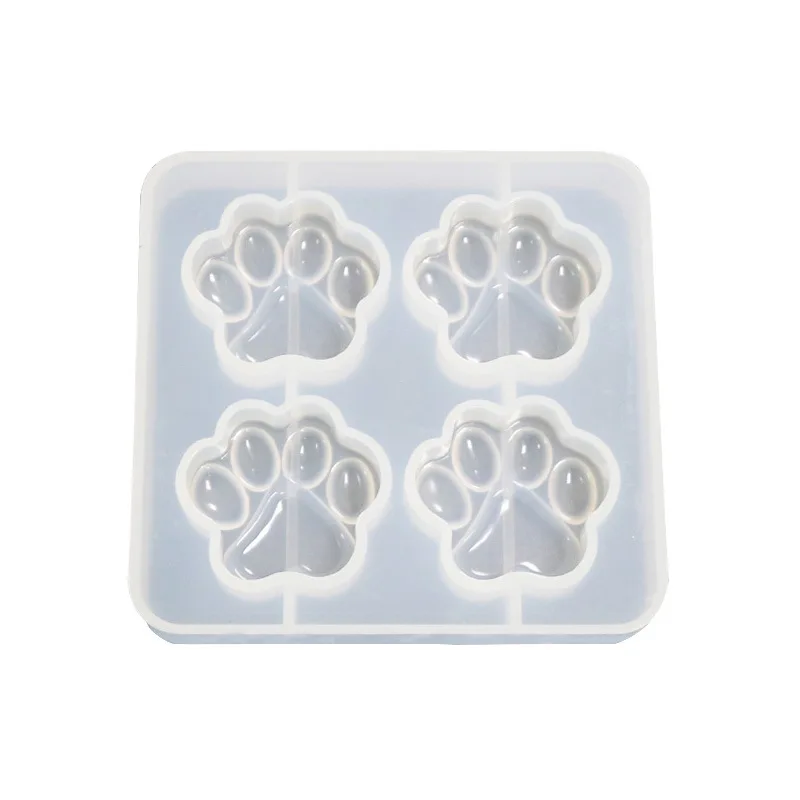 Cat Paw Silicone Mold (4 Cavity) Dog Paw Mold Animal Clear Mold for UV Resin Decoden Cabochon DIY Resin Molds for Jewelry
Cat Paw Silicone Mold (4 Cavity) Dog Paw Mold Animal Clear Mold for UV Resin Decoden Cabochon DIY Resin Molds for Jewelry