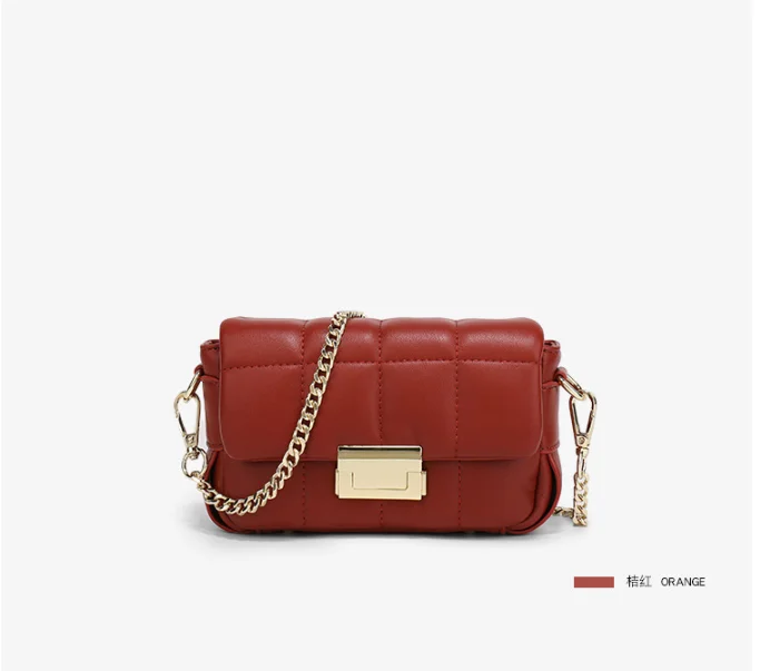 Female Bag Spring Soft Leather Handbag 2021 New Fashion Casual Style Small Square Bag Shoulder Messenger Chain Bag
Female Bag Spring Soft Leather Handbag 2021 New Fashion Casual Style Small Square Bag Shoulder Messenger Chain Bag