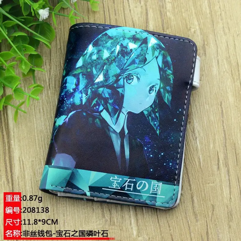 Hoseki no kuni Anime Colorful Leather Wallet 3D Printed With Phosphophyllite Card Holder Purse Men Women Standard Money Bag
Hoseki no kuni Anime Colorful Leather Wallet 3D Printed With Phosphophyllite Card Holder Purse Men Women Standard Money Bag