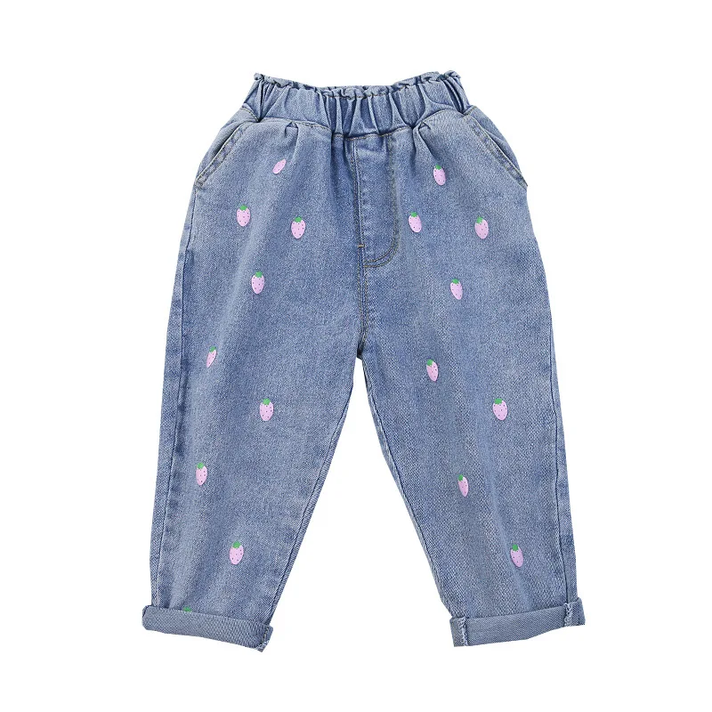 2020 Autumn New Boys and Girls Strawberry Jeans Children's Pants Children's Fashion
2020 Autumn New Boys and Girls Strawberry Jeans Children's Pants Children's Fashion