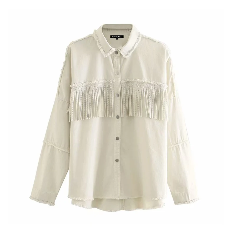 Women 2021 Fashion With Studs Fringed Oversized Denim Jacket Coat Vintage Long Sleeve Frayed Female Outerwear Chic Tops
Women 2021 Fashion With Studs Fringed Oversized Denim Jacket Coat Vintage Long Sleeve Frayed Female Outerwear Chic Tops