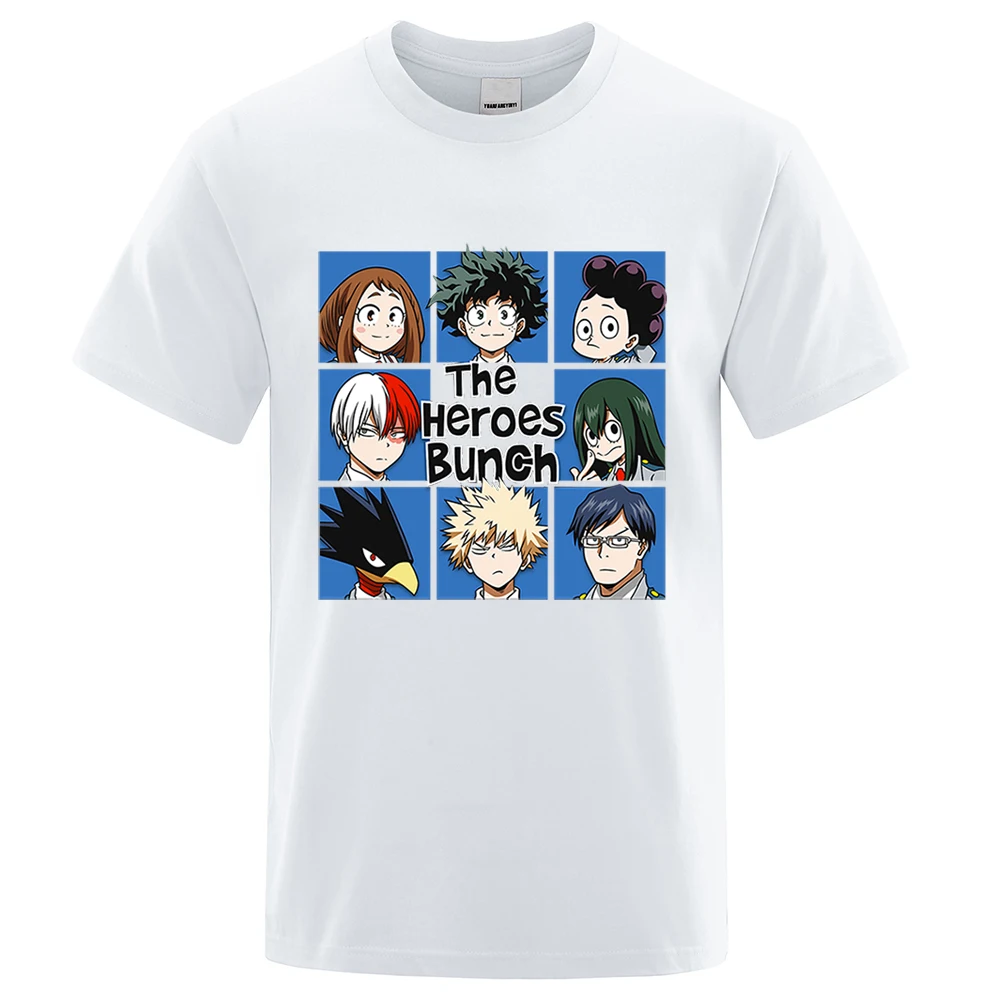The Heroes Bunch Character Prints T-Shirts Mens Harajuku Loose Tops Hip Hop Street Clothing Oversized Cartoons T Shirt For Man
The Heroes Bunch Character Prints T-Shirts Mens Harajuku Loose Tops Hip Hop Street Clothing Oversized Cartoons T Shirt For Man